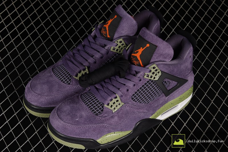 Jordan Air Jordan 4 "Canyon Purple" Canyon Purple/Black/White on-foot review