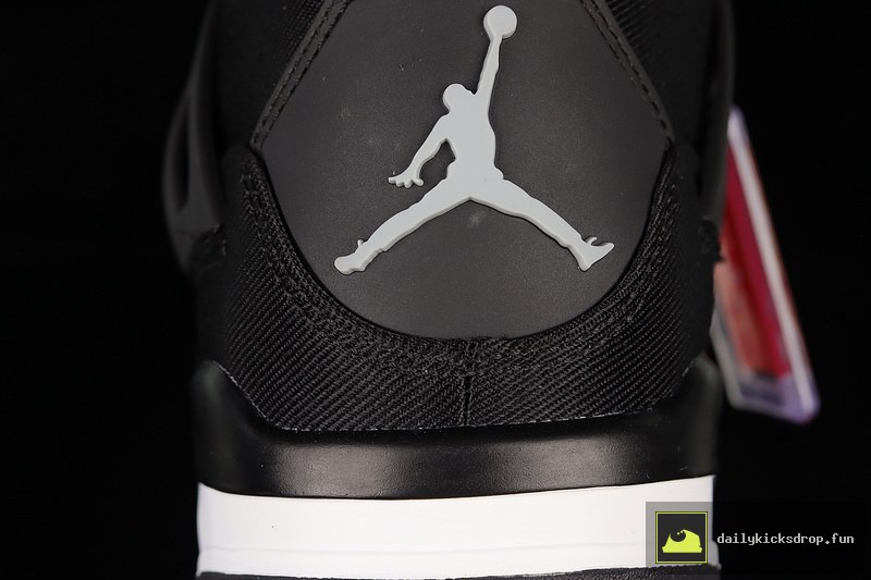 Air Jordan 4 Retro SE Black Canvas "Black and Light Steel" (6)